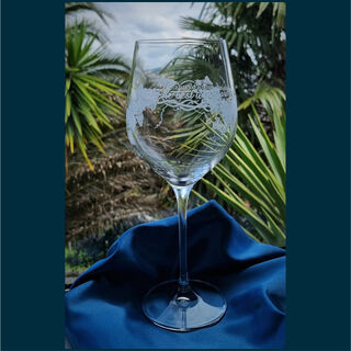 Wine glass for a friend