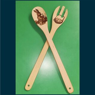 Easter Salad Server Set