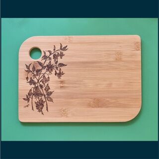 Bamboo Cutting Board Fuchsia